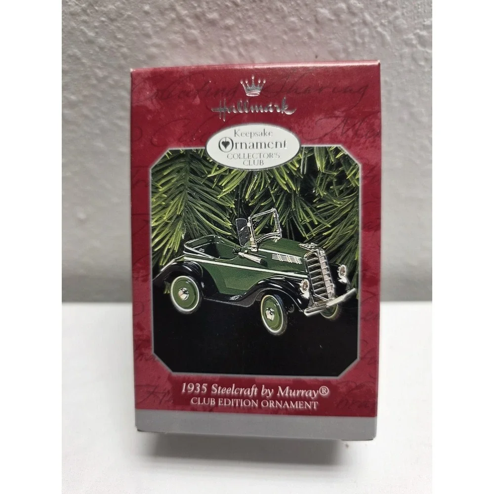 Hallmark Keepsake Ornaments 1990s Car/Truck/Bike Lot of 4 EX+ Condition